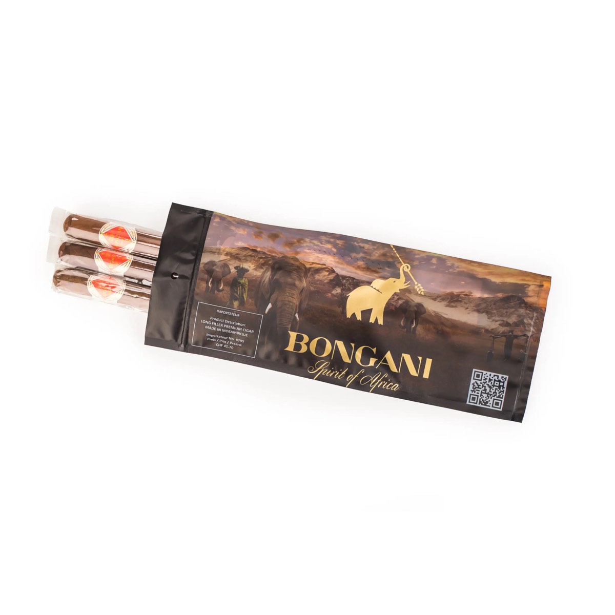 Sampler pack of 3 x Bongani Lancero handmade cigars
