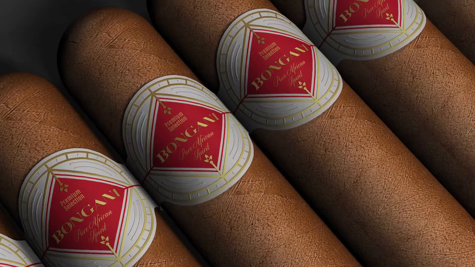 Bongani cigars with their signature red band